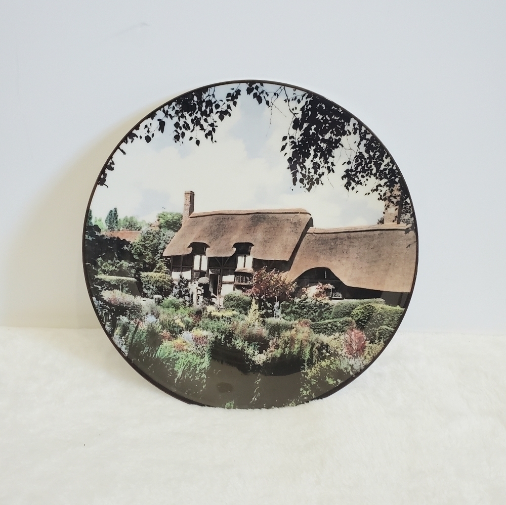 Vintage VTG Anne Hathaway's Cottage Shottery Royal Doulton Plate In England
